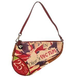Christian Dior Red Victim Saddle Handbag 01RU0013 154226